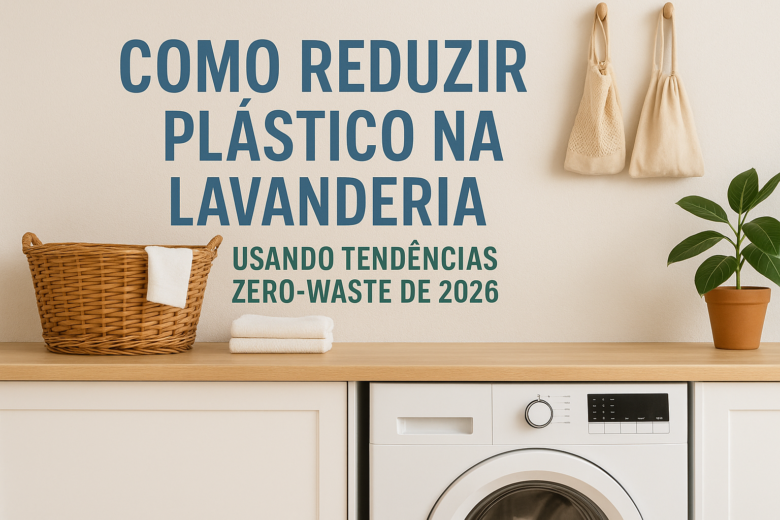 Como Reduzir Plástico na Lavanderia Usando Tendências Zero-Waste de 2026