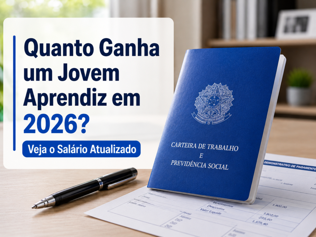 Quanto Ganha um Jovem Aprendiz em 2026? Veja o Salário Atualizado