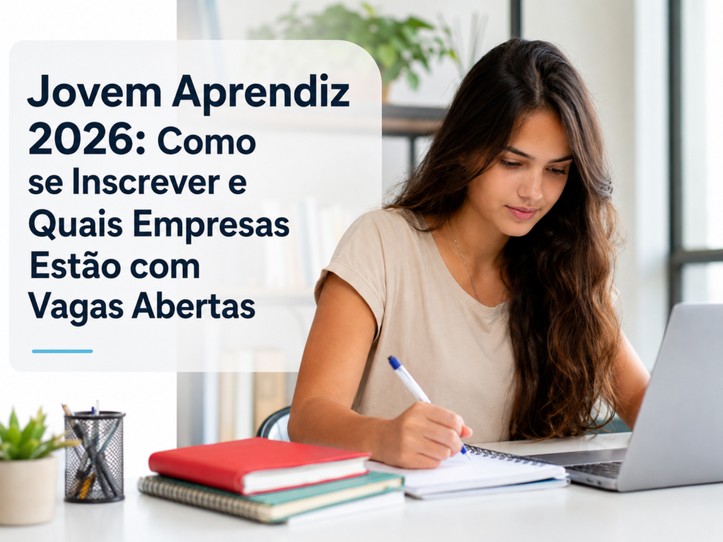 Jovem Aprendiz 2026: Como se Inscrever e Quais Empresas Estão com Vagas Abertas