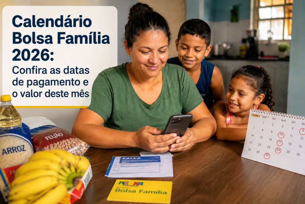 Calendário Bolsa Família 2026: Confira as datas de pagamento e o valores