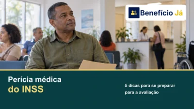 Perícia médica INSS: 5 dicas para não ter o auxílio-doença negado. Capa do Benefício Já.